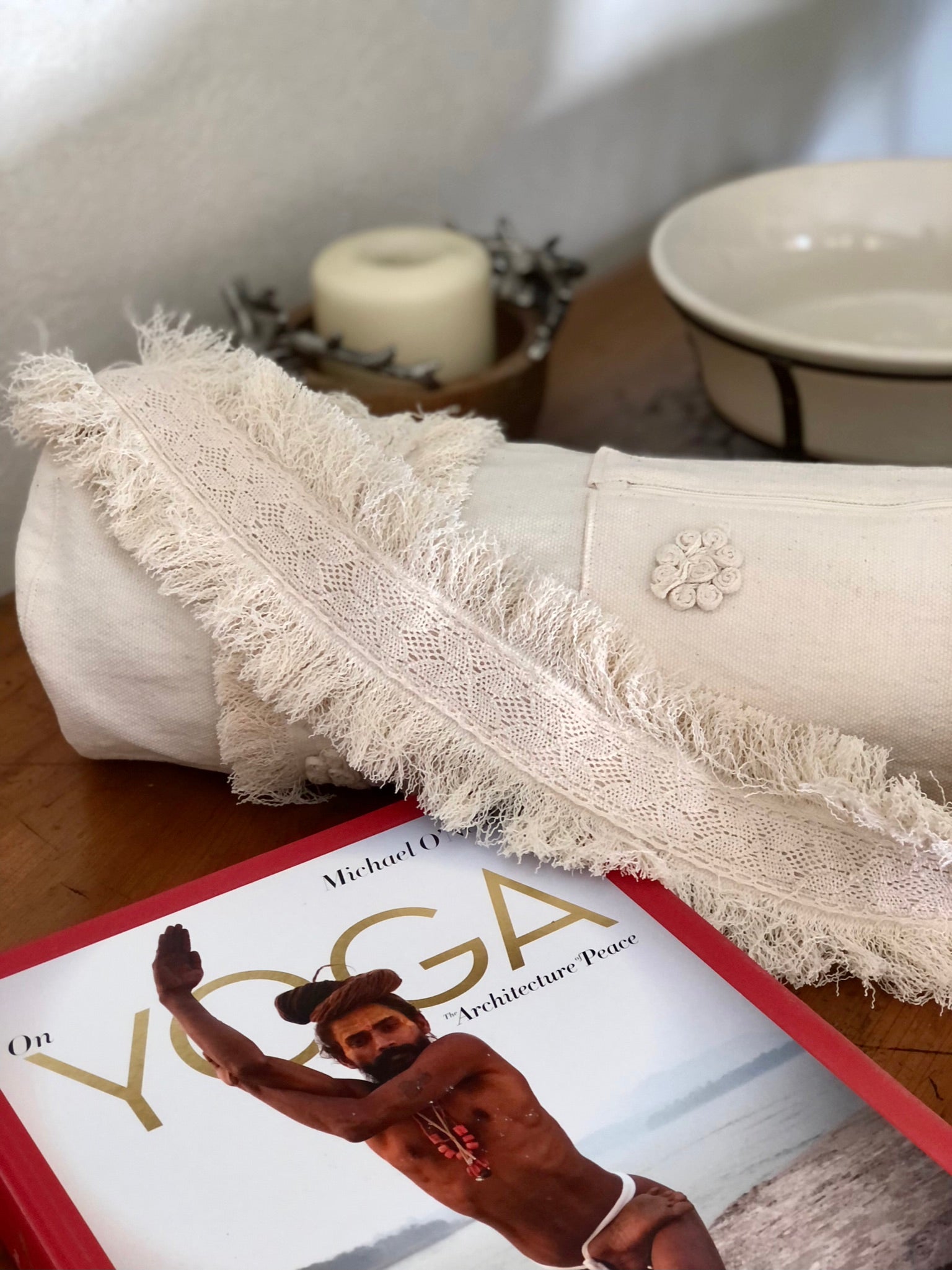 Bolsa para tapete de yoga - Beige