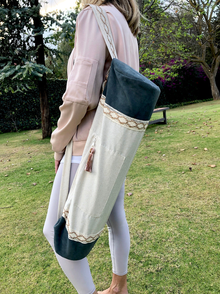 Bolsa para tapete de yoga - Beige