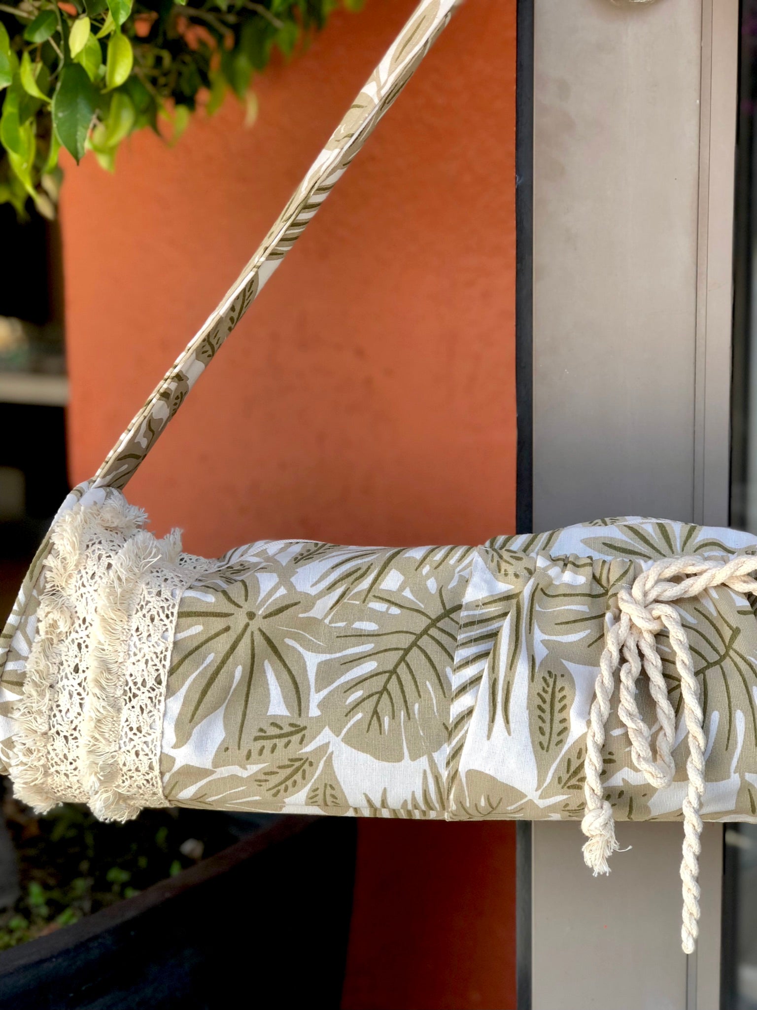 Bolsa para tapete de yoga - Hojas