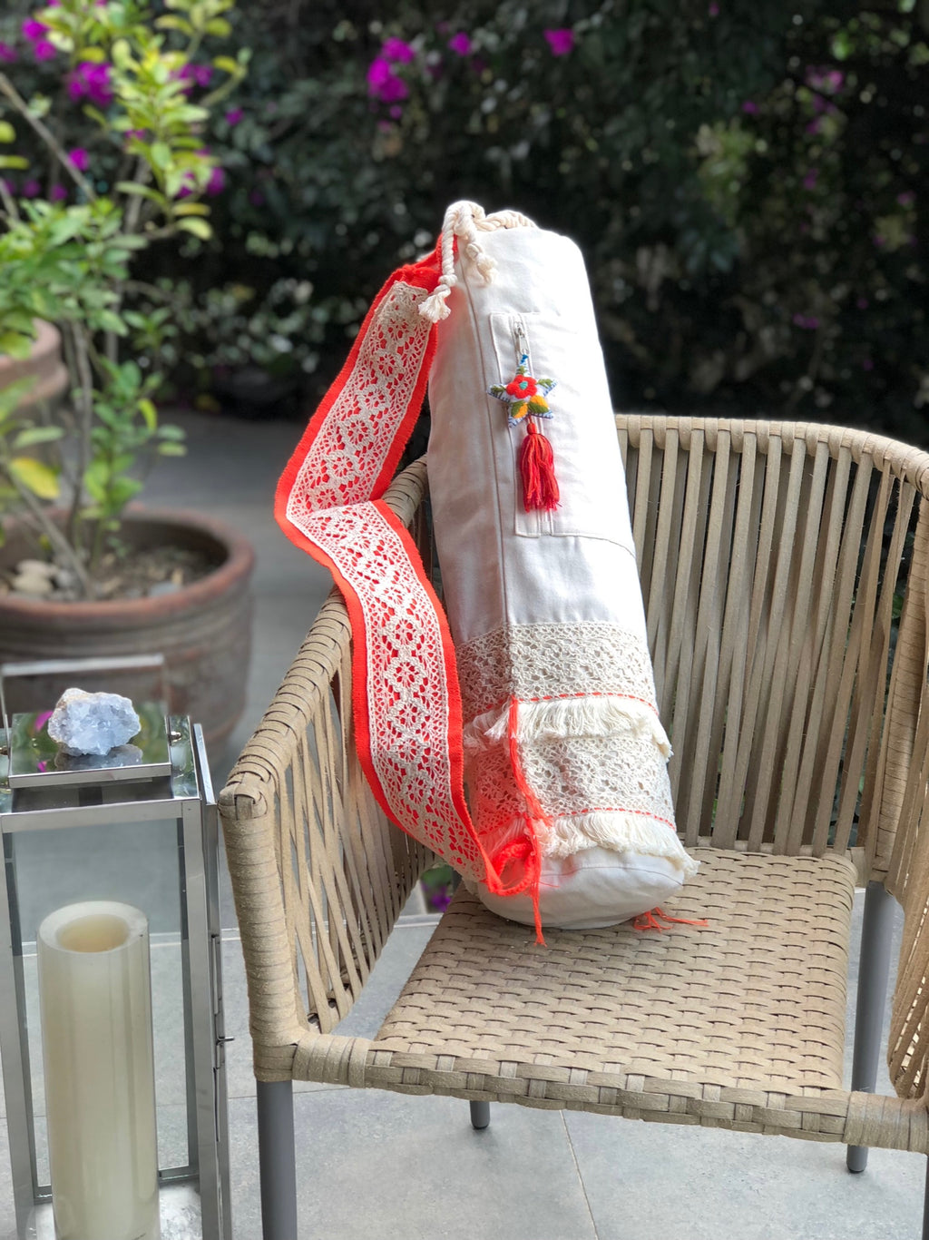 Bolsa para tapete de yoga - Beige