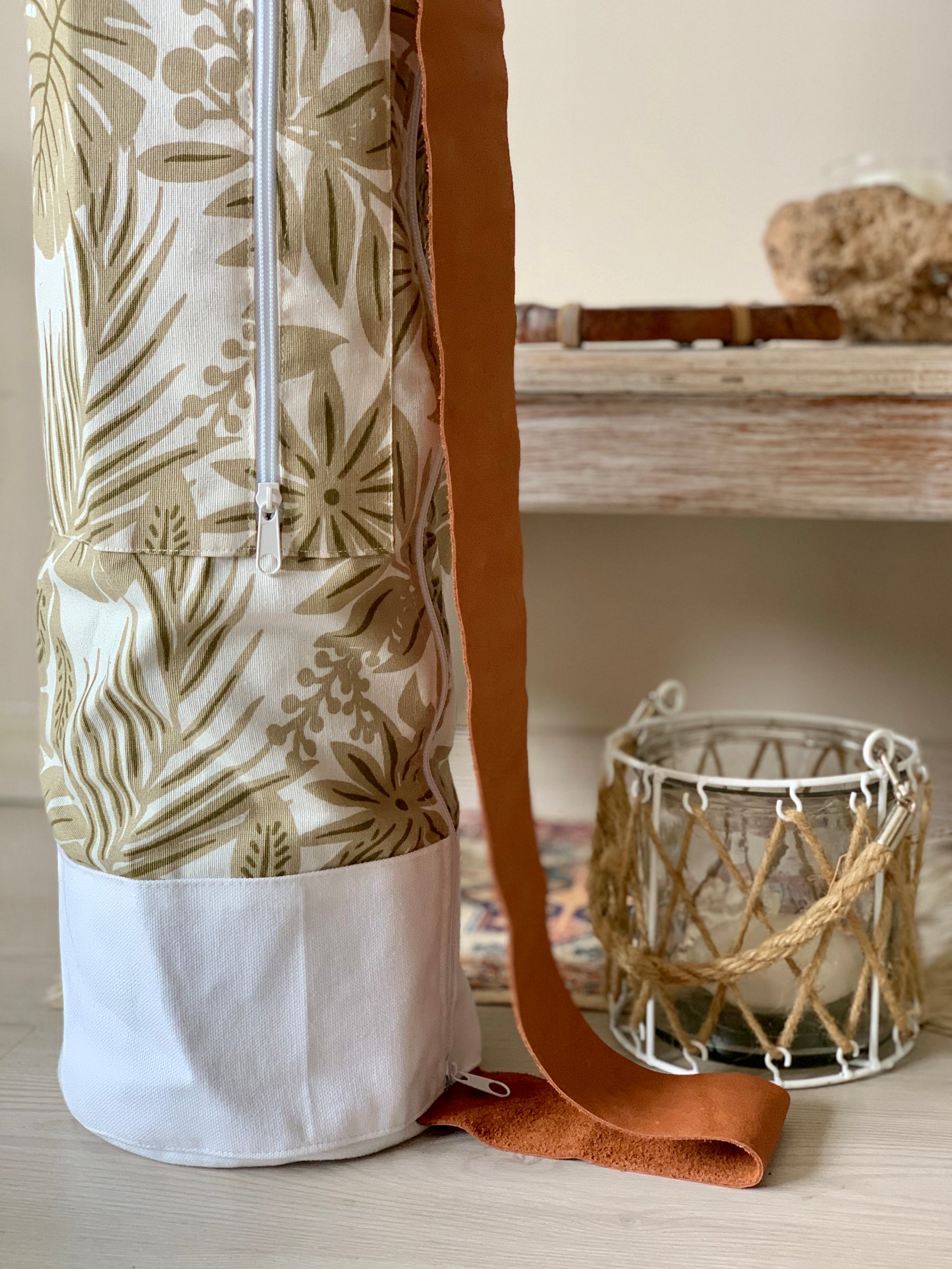 Bolsa para tapete de yoga - Hojas