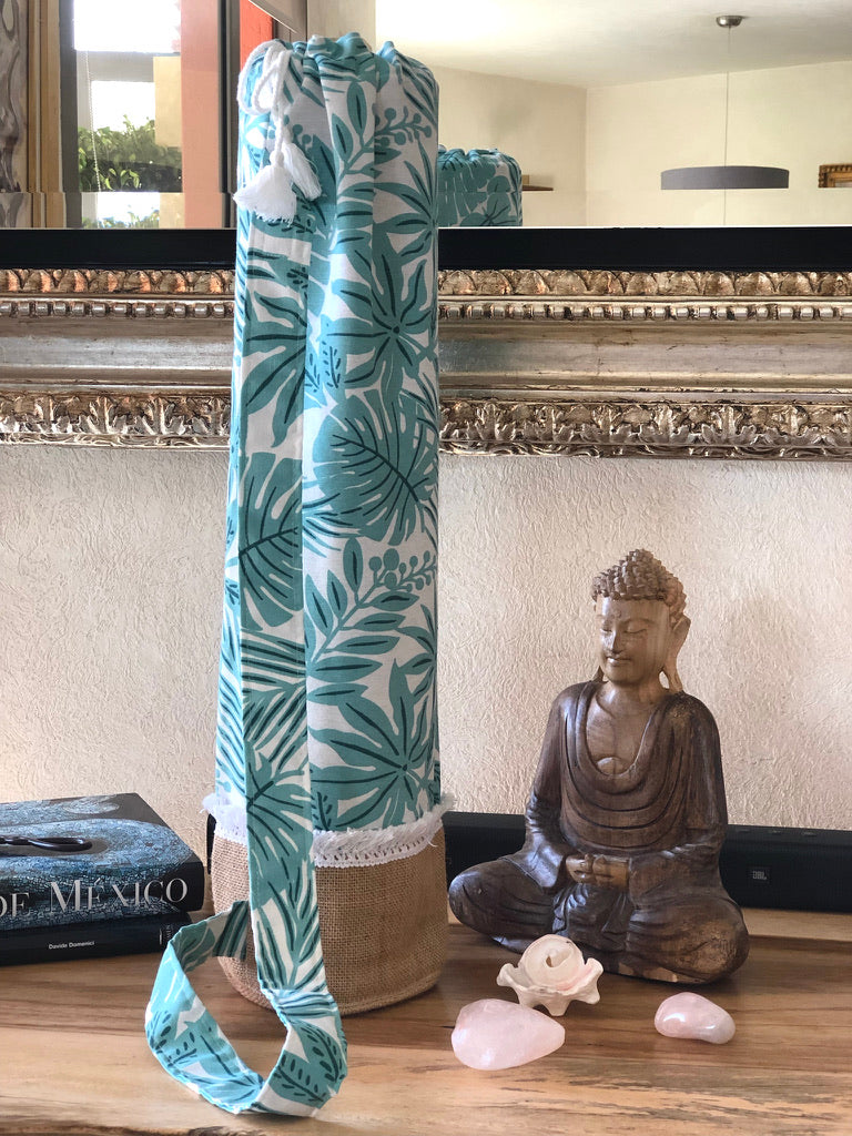 Bolsa para tapete de yoga - Hojas