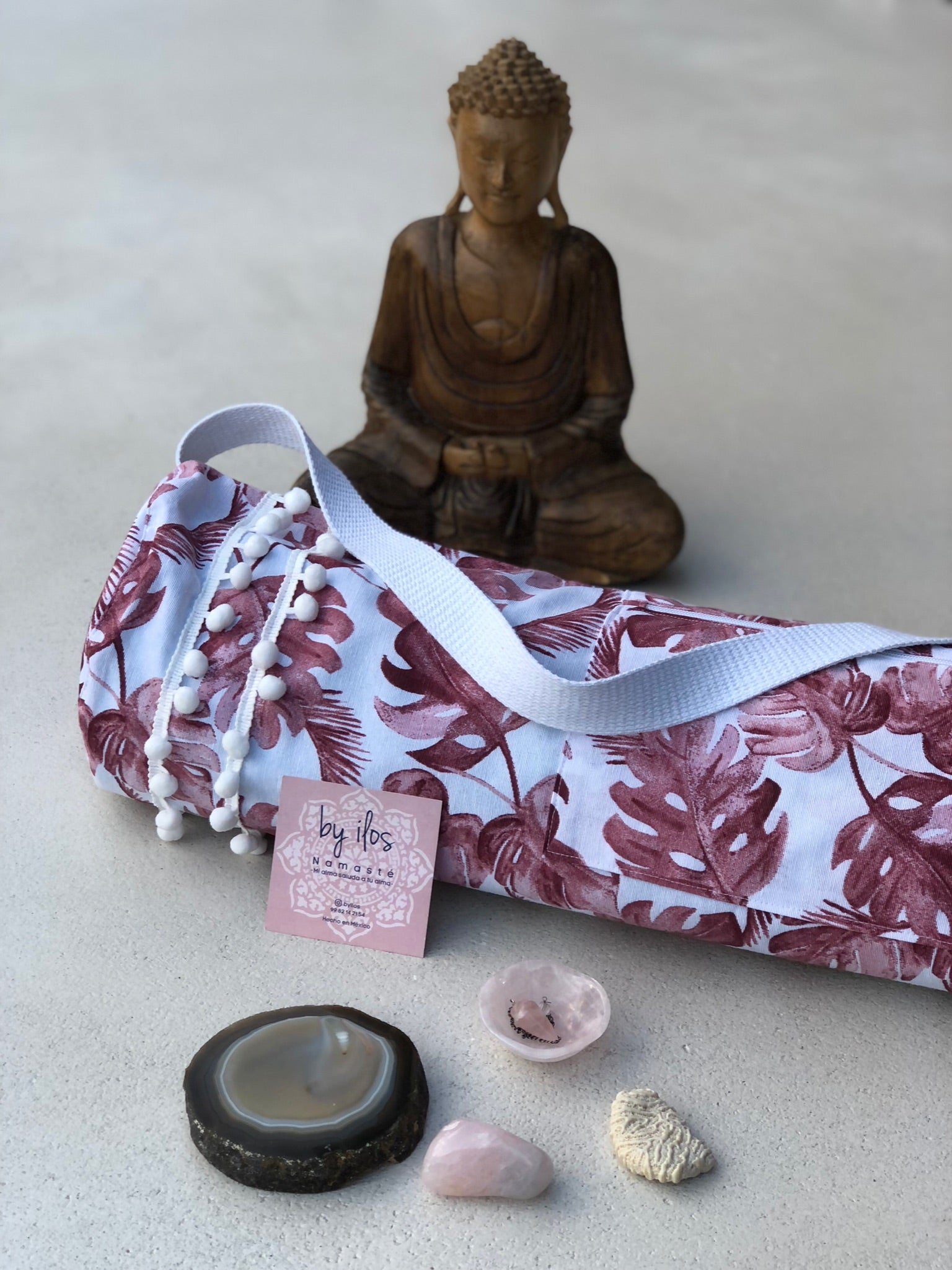 Bolsa para tapete de yoga - Hojas