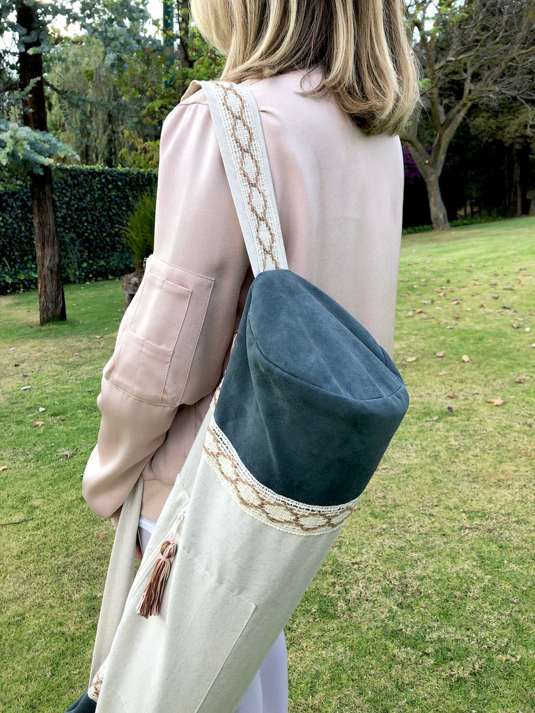Bolsa para tapete de yoga - Beige