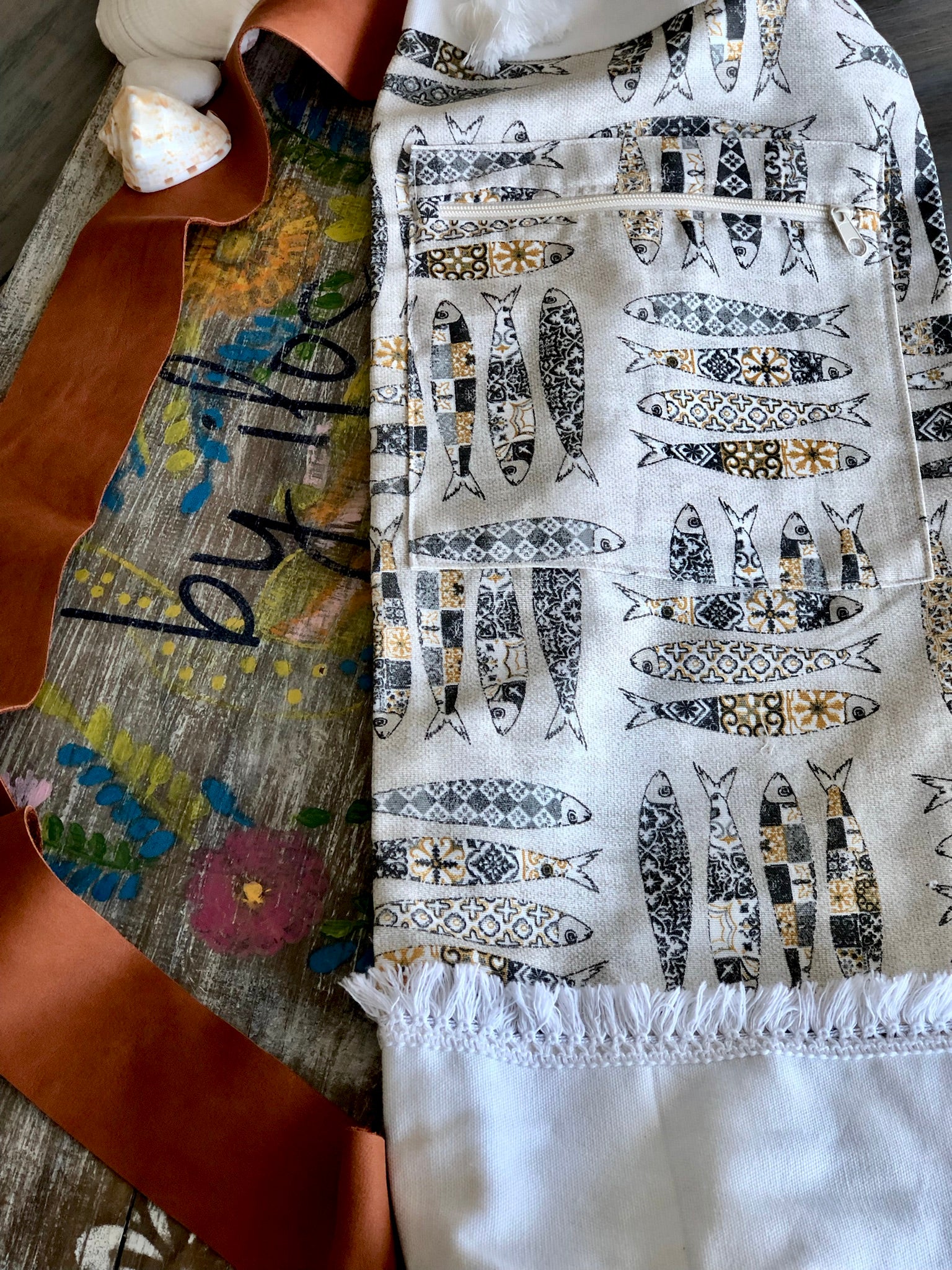 Bolsa para tapete de yoga - Peces