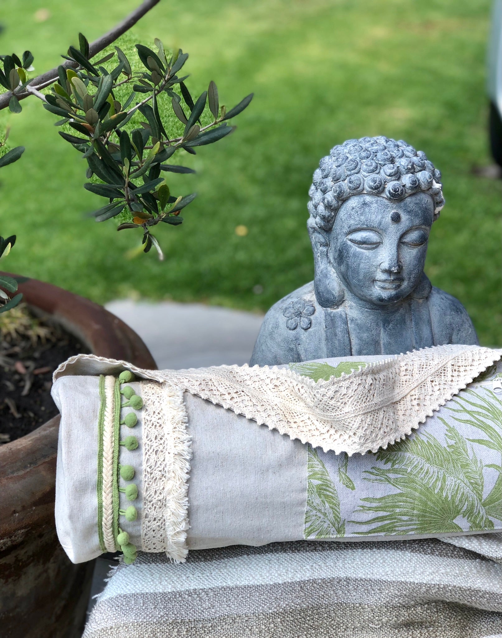 Bolsa para tapete de yoga - Hojas