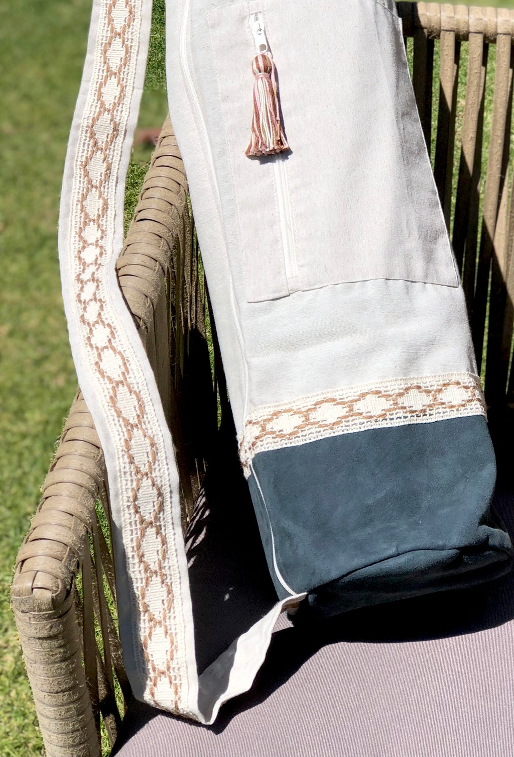 Bolsa para tapete de yoga - Beige