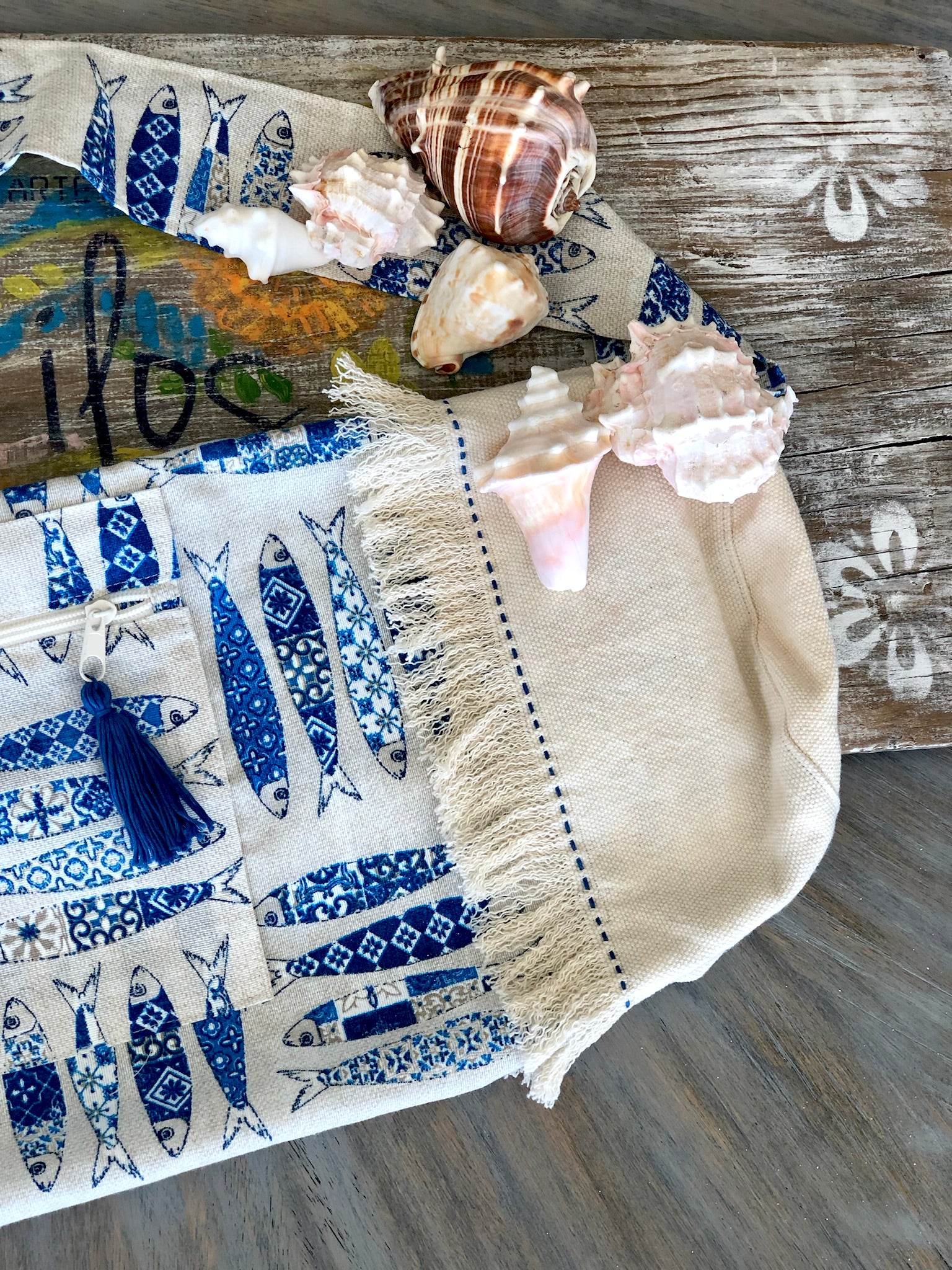Bolsa para tapete de yoga - Peces