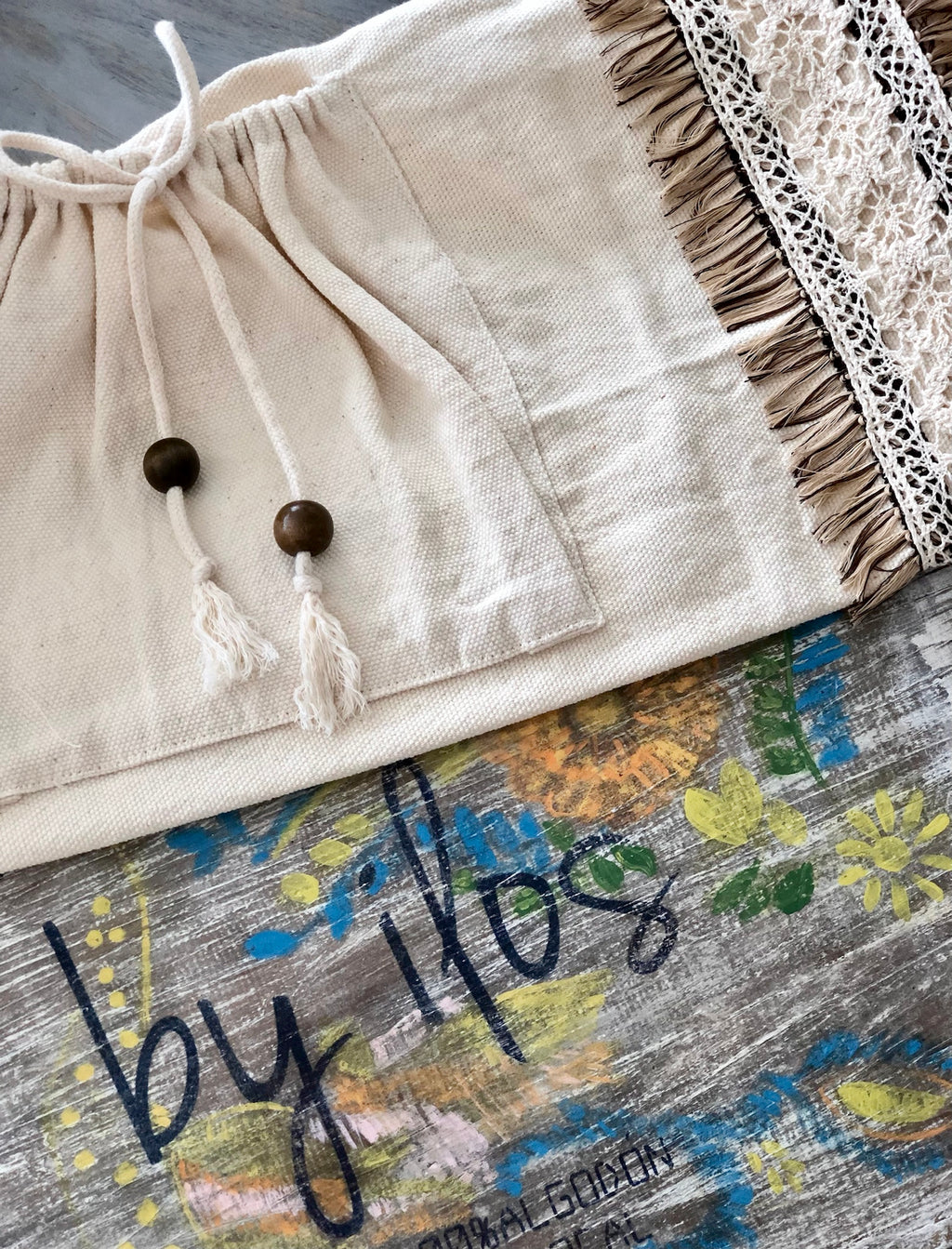 Bolsa para tapete de yoga - Beige