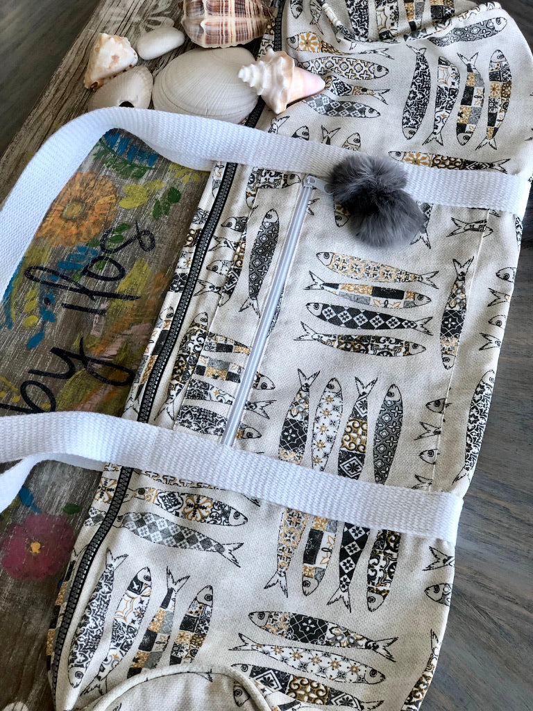 Bolsa para tapete de yoga - Peces