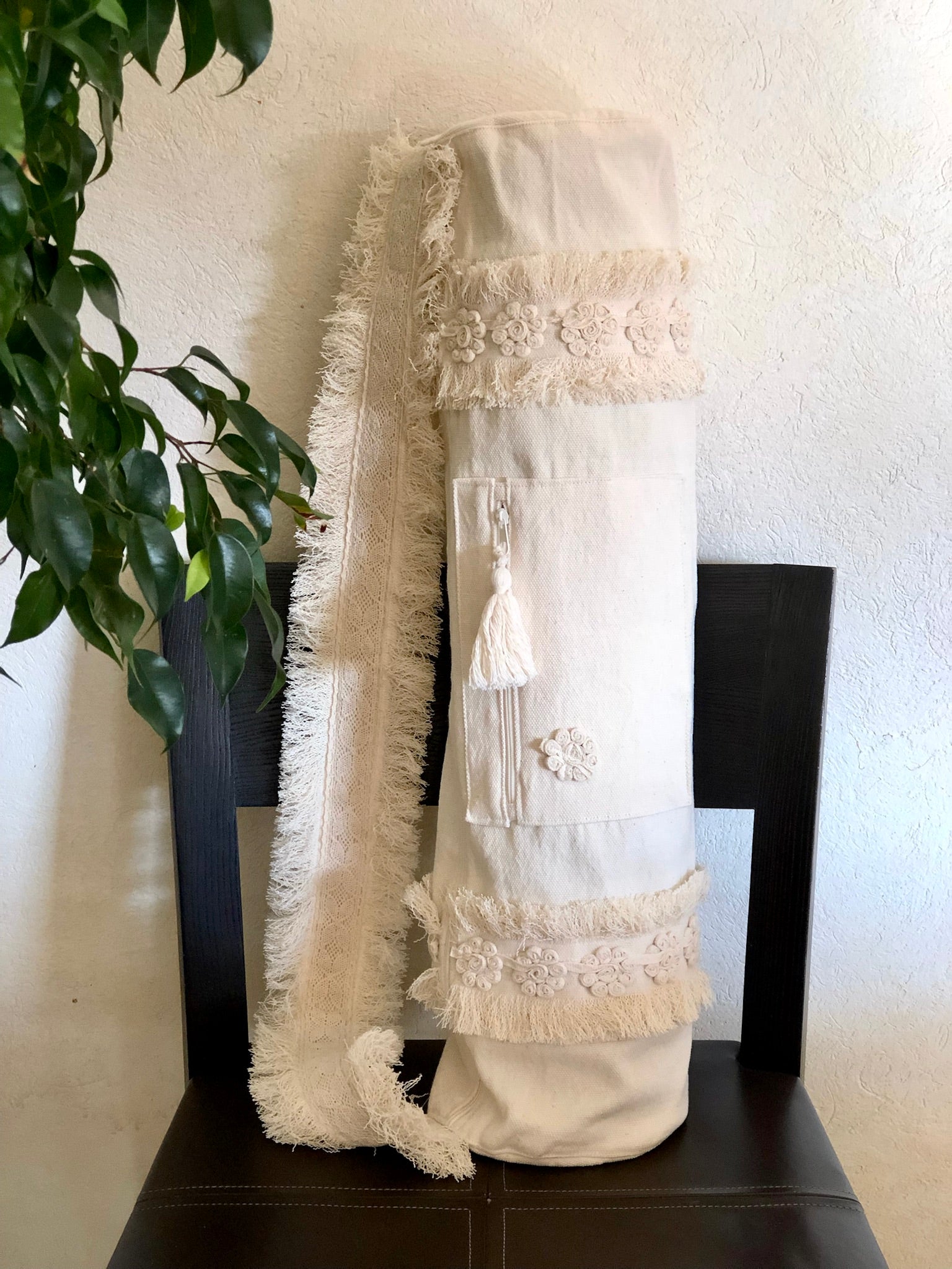 Bolsa para tapete de yoga - Beige