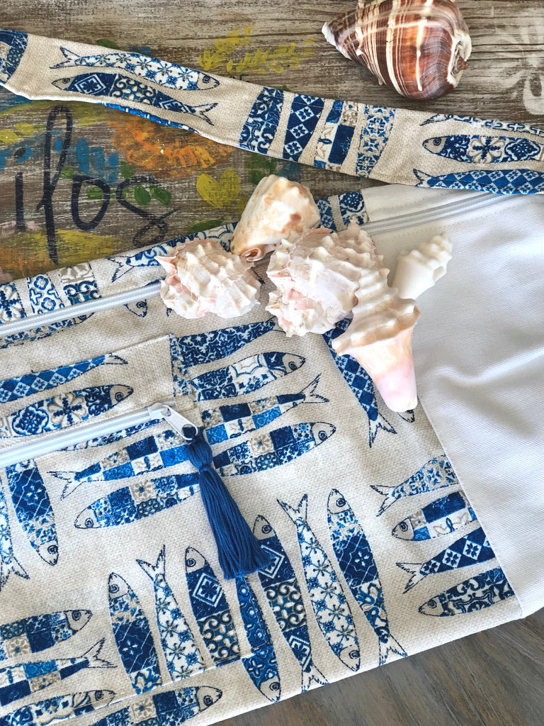 Bolsa para tapete de yoga - Peces