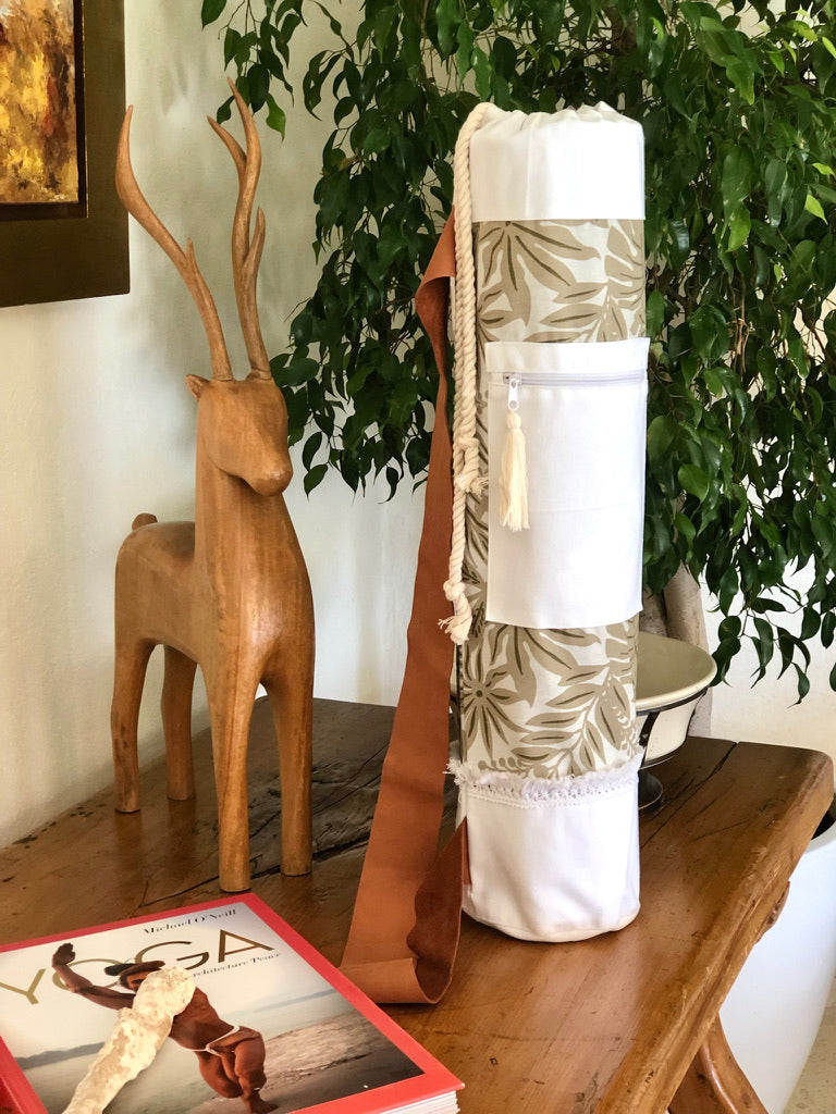 Bolsa para tapete de yoga - Hojas