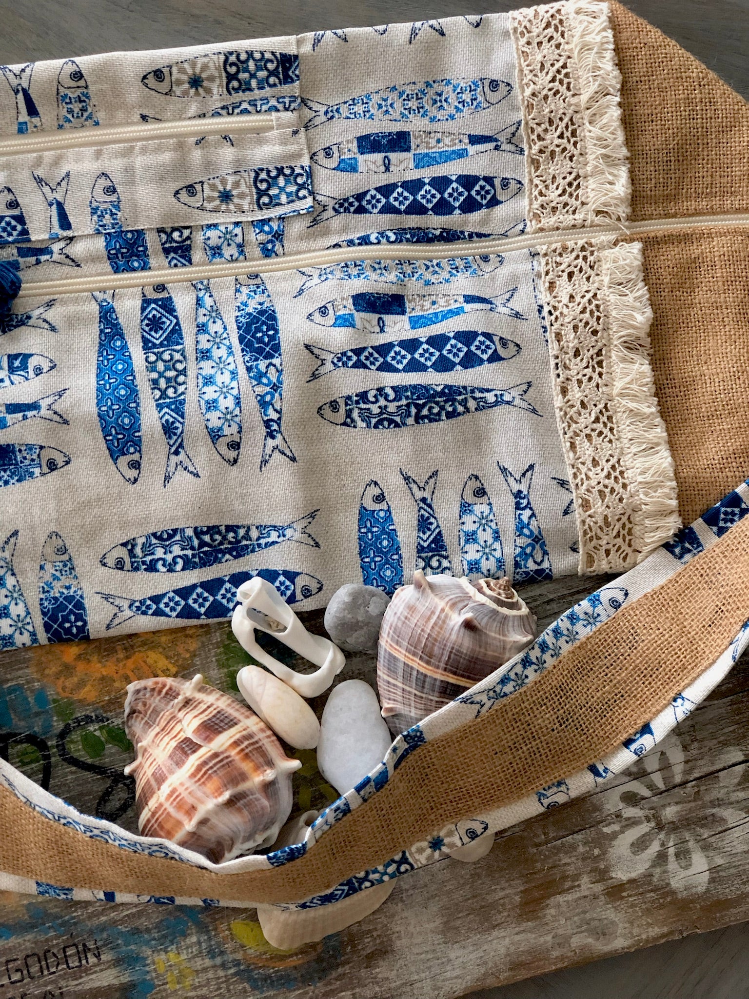 Bolsa para tapete de yoga - Peces