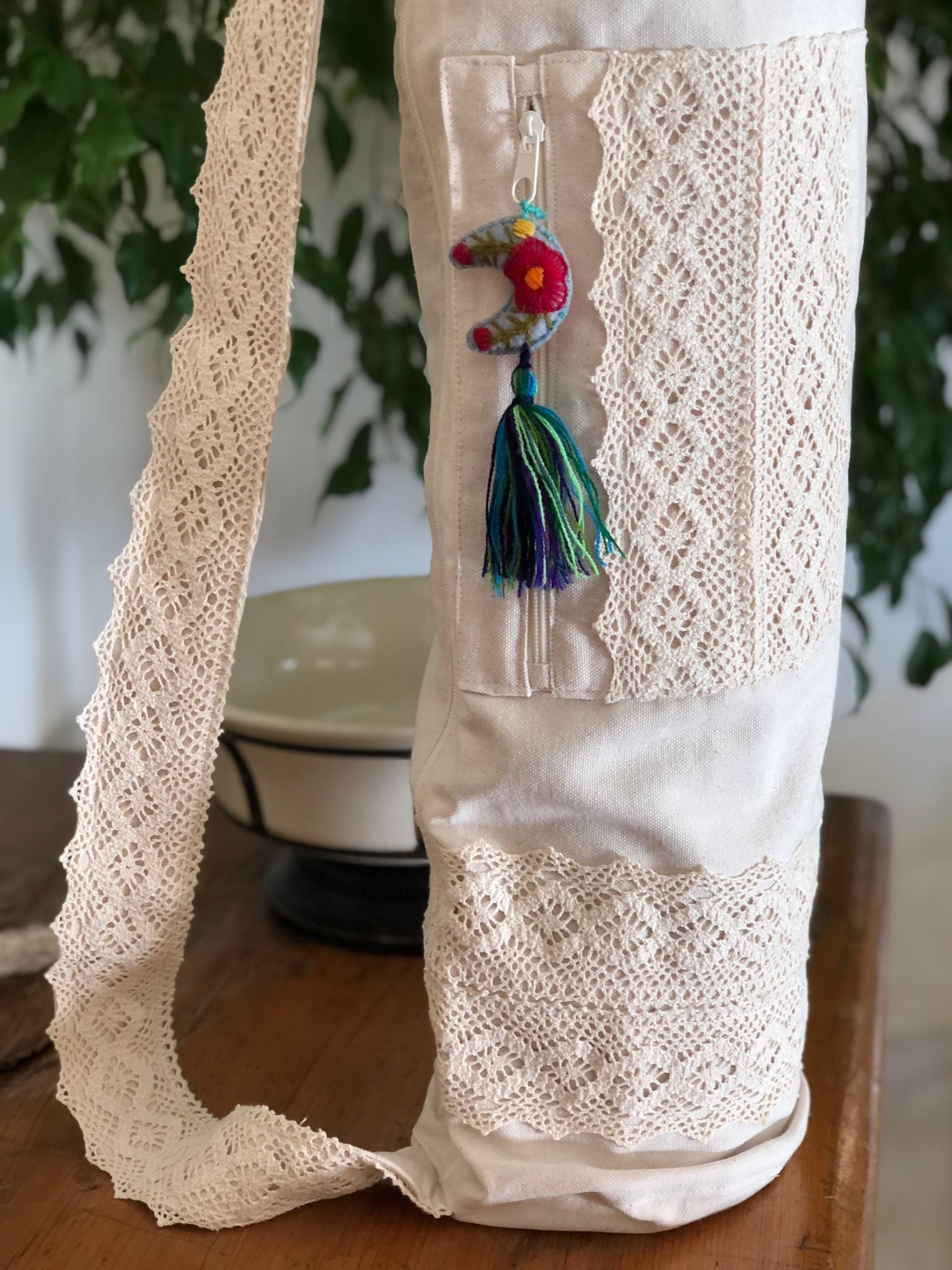 Bolsa para tapete de yoga - Beige