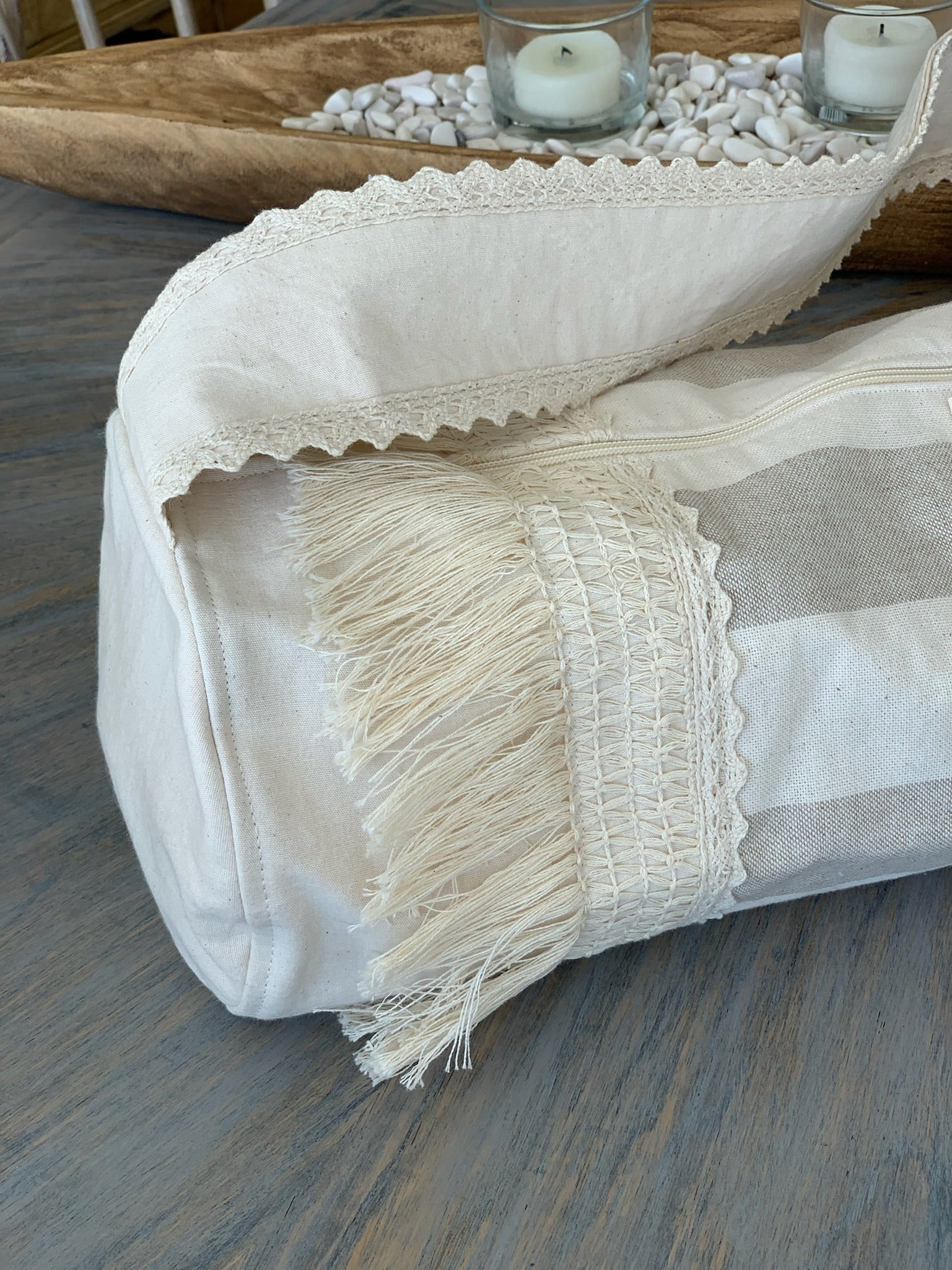 Bolsa para tapete de yoga - Beige
