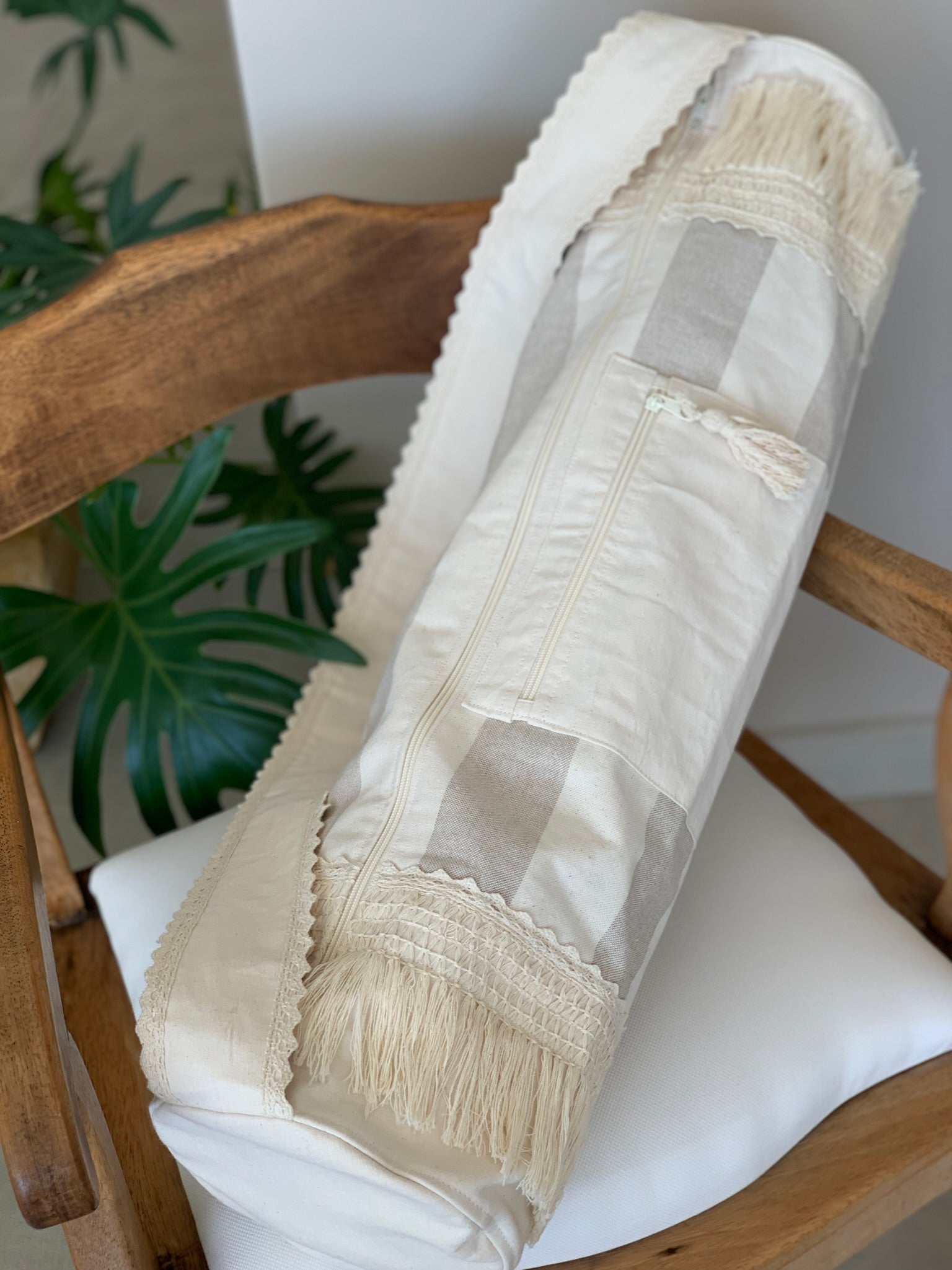 Bolsa para tapete de yoga - Beige